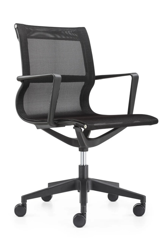 Eurotech Kinetic Mesh Flex Tilter, Black Mesh, 3/4 Front View