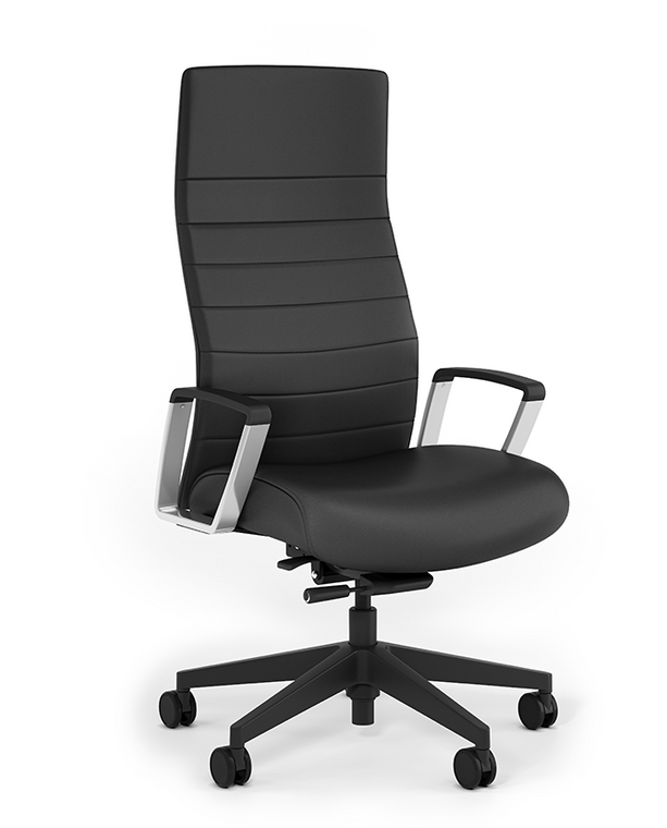 @NCE Contemporary Vinyl Conference Chair, 3/4 Front View